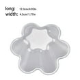 thumbnail image 2 of 100 Pieces Transparent Flower Shaped Ice Cream Bowl Mall Portable Single Use Chocolate Dessert Pastry Cup Kitchen Gadget, 2 of 9