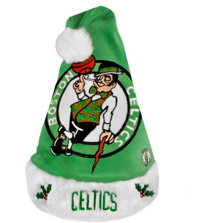 NBA 2011 Colorblock Santa Hat, Boston Celtics
