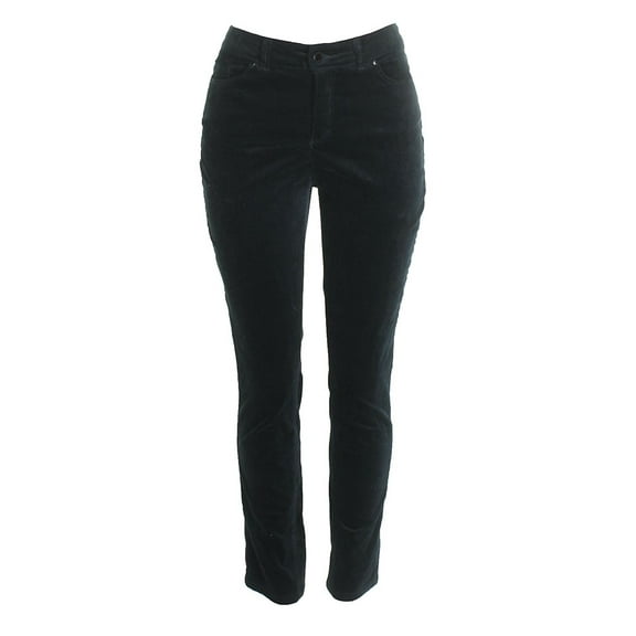 Charter Club Bristol Velveteen Skinny Pants Green 4