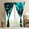 thumbnail image 3 of Curtains Gaming Room Decor, Gamer Gamepad Curtains & Drapes Honeycomb Geometric Game Controller 30%-50% Blackout Curtains for Bedroom, Gaming Accessories Window Curtains 42Wx90L, 3 of 5