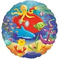 thumbnail image 2 of Ocean Fun Animals Under Sea 18 Inch Balloon, 2 of 2