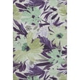thumbnail image 2 of Addison Rugs Mayfield Premium Machine Washable Transitional Floral Purple Rectangle Rug, 9' x 12', 2 of 6