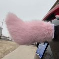 thumbnail image 1 of Remote Control Electric Car Tail, Cute Fuzzy Wagging Moving Tail for Car Exterior Decoration, Handmade Rechargeable Auto Trunk Charm, Cosplay Accessory, 1 of 4