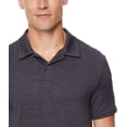 thumbnail image 4 of 32 Degrees Cool Men’s Short Sleeve Stretch Light weight Performance Polo Shirt XL/Black Space Dye, 4 of 4