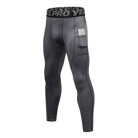 Men Sports Tights Running Training High Elastic Fitness Panties Quick-Drying New Bottoming Stitching Pants