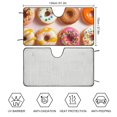 WGOD Donuts Toppings Colors Front Window Sun Shade for Car Prevent Sun