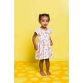 thumbnail image 2 of M+A by Monica + Andy Organic Cotton Toddler Girl Short Sleeve Dress, Sizes 12 Months-5T, 2 of 2