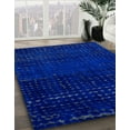 thumbnail image 2 of Ahgly Company Indoor Round Abstract Blue Abstract Area Rugs, 7' Round, 2 of 6
