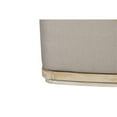 thumbnail image 4 of Pemberly Row Outdoor Solid Teak Wood Ottoman Natural Look - Gray, 4 of 5