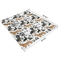 thumbnail image 4 of Dachshund Footprint Blanket,Comfortable Soft Lamb Wool Throw Blanket,All Season,Warm Lightweight Blankets for Sofa Bed Couch Living Room Chair,50"x60", 4 of 4