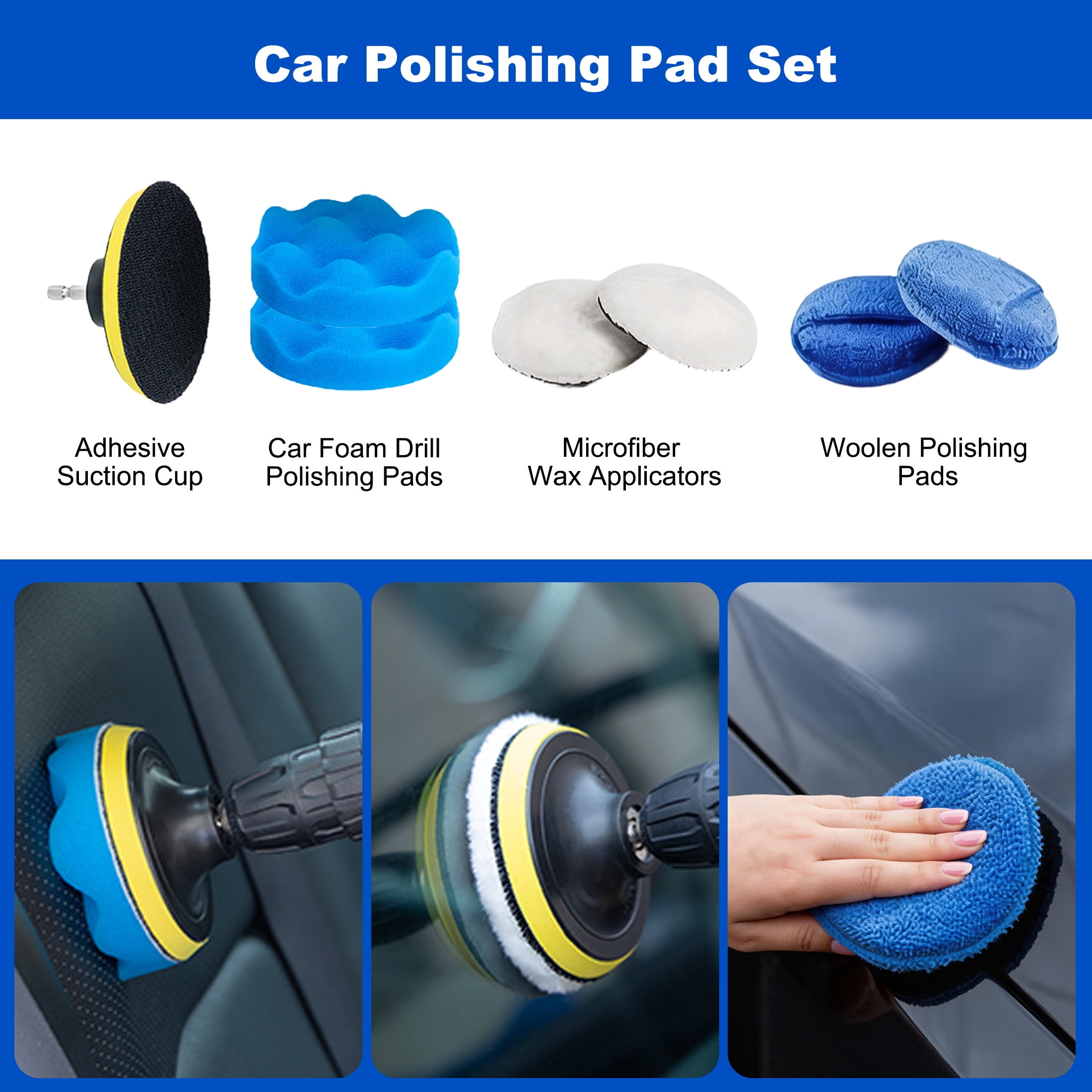 27Pcs Car Detailing Kit, Interior Car Cleaning Kits, Car Detailing Brushes Set, Drill Brush Set, Car Wash Kit, Car Accessories, Car Cleaning Supplies for Interior, Exterior, Wheels