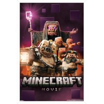 A Minecraft Movie - Hog Collage Wall Poster, 22.375" x 34" Framed
