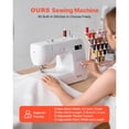 thumbnail image 2 of KFFKFF Computerized Sewing Machine with 60 Stitch Options, LED Display, Foot Pedal, and Built-In Light, Durable Metal Frame, Digital Sewing Machine for Crafting and Repairs, 2 of 9