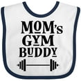 thumbnail image 3 of Inktastic Mom's Gym Buddy Fitness Workout Boys or Girls Baby Bib, 3 of 4
