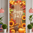 thumbnail image 6 of Autumn Leaves Pumpkin Banner Fall Harvest Decoration Sunflower for Thanksgiving Celebration Seasonal Decor Outdoor Decor, 6 of 9