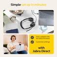 thumbnail image 4 of Auriculares estéreo con cable Jabra Evolve2 50 con AirComfort Black, 4 of 9