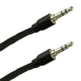 thumbnail image 2 of VM Audio 3.5mm Auxiliary Sound Stereo 5-Foot Tablet Smartphone Car Cable, Black, 2 of 3