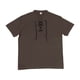 thumbnail image 2 of Camisas Elvqul de Hombre Manga Corta Marrón Casual Deportivas de Color Sólido Cuello en V, 2 of 8
