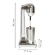 thumbnail image 3 of Batidora Para Malteadas De Pedestal Espumador Fuente De Sodas Plateado 60 Hz Belug Plateado, 3 of 5