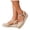 Yellow, variant on Close Toe Wedge Sandals for Women Lightweight Low Top Espadrille Heels with Ankle Strap Comfortable Non Slip Dress Shoes White Size 8.5