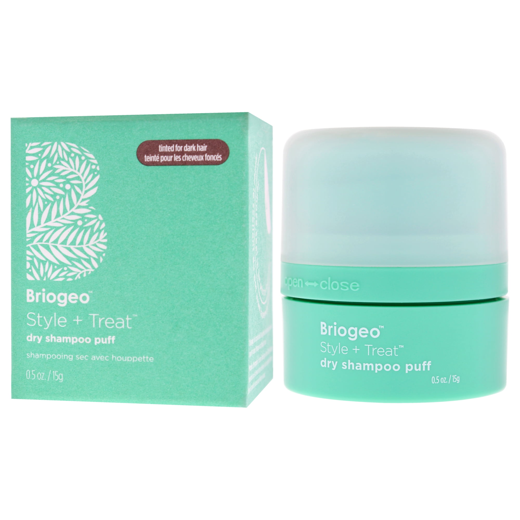 Briogeo Style Plus Treat Dry Shampoo Puff Mattifying Powder - Tinted , 0.5 oz Dry Shampoo