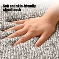 thumbnail image 7 of sruoe Bath Mat Rugs, Bath Mats for Bathroom Floor, Extra Absorbent Quick Dry Bathroom Mats, Washable Bath Rugs and Mats, Bath Carpet for Shower, Polyester, Gray, 7 of 7
