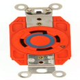 thumbnail image 1 of Receptáculo con bloqueo Leviton 2720-IG 30A 250V 3PY Naranja, 1 of 1