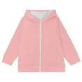 thumbnail image 3 of LTTVQM Girls Zip Up Fall Hoodies Teen Fleece Casual Full-Zip Sweatshirts Jackets Trendy Long Sleeve Hoodie Soft Clothes with Pockets Pink 7-8 Years, 3 of 4