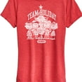 thumbnail image 3 of Peanuts - Snoopy And Friends Team Holiday Spirit - Women's Short Sleeve Graphic T-Shirt, 3 of 6