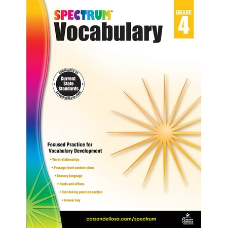 Spectrum Vocabulary, Grade 4 (Best Way To Expand Vocabulary)