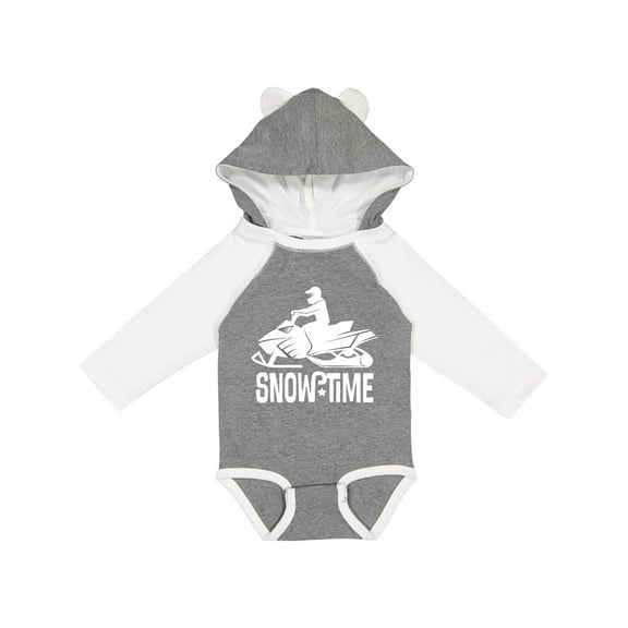 Inktastic Snowmobile Rider Snowmobiling Boys Long Sleeve Baby Bodysuit