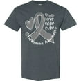 thumbnail image 3 of Inktastic Love, Care, Cure Parkinson's Awareness with Gray Ribbon T-Shirt, 3 of 5