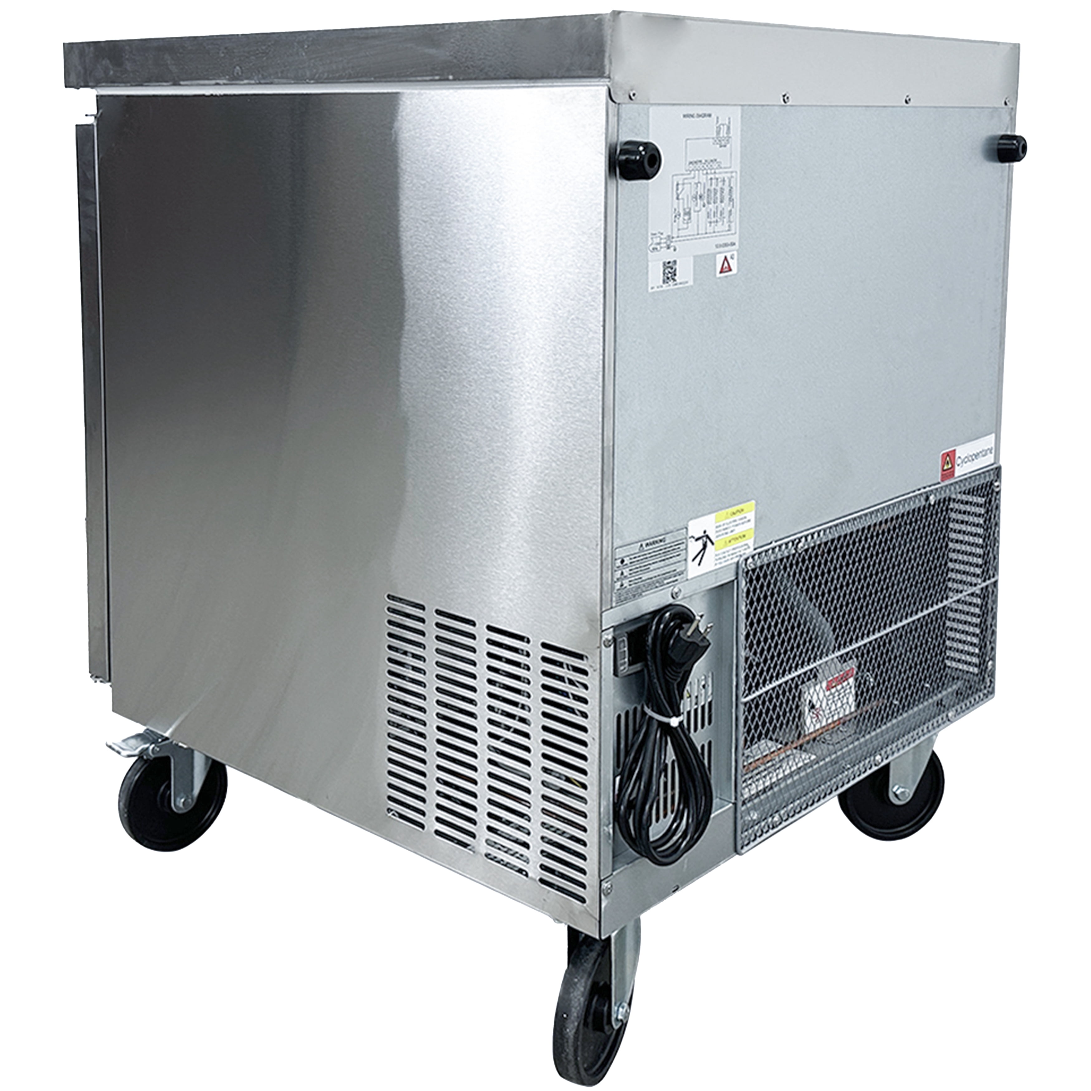 NSF 28 in. Commercial Freezer 7.2 Cu.Ft Undercounter Freezer Single Door Worktop Freezer