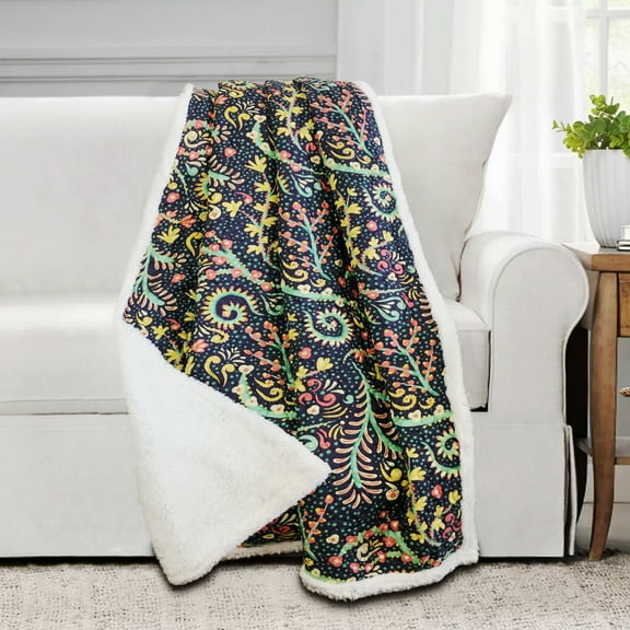 Ilona Quilted Sherpa Throw 50x60