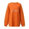 thumbnail image 3 of Ediodpoh Women's Graphic Cute Funny Pullover sweatshirt for women Teen Girls Fashion Long Sleeve Tops Orange XL, 3 of 3
