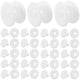 thumbnail image 2 of 200 piezas de repuesto para protección facial, clips de retención, clip de fijación de plástico, máscara protectora, regulador de cuerda, 9 mm (blanco), 2 of 5