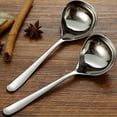 thumbnail image 3 of Small Ladle for Sauce StainlCGJ-0518- Steel Serving Ladle Silver Gravy Ladle, 3 of 5