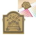 thumbnail image 1 of Clip De Latón, Diseño Grabado Vintage, Sujeción Estable, Resortes Pesados, Esquinas Redondeadas, Agujero Pequeño, Fácil Almacenamiento, Para Planificadores, Archivos, Notas,, 1 of 7