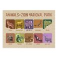 thumbnail image 2 of Zion National Park, Utah, Animals of Zion (1000 Piece Puzzle, Size 19x27, Challenging Jigsaw Puzzle for Adults and Family, Made in USA), 2 of 4