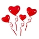 thumbnail image 1 of 4 Uds. Decoraciones para pasteles Fernando adornos en forma de corazón globos para cupcakes Fiesta de Cumpleaños rojo, 1 of 8