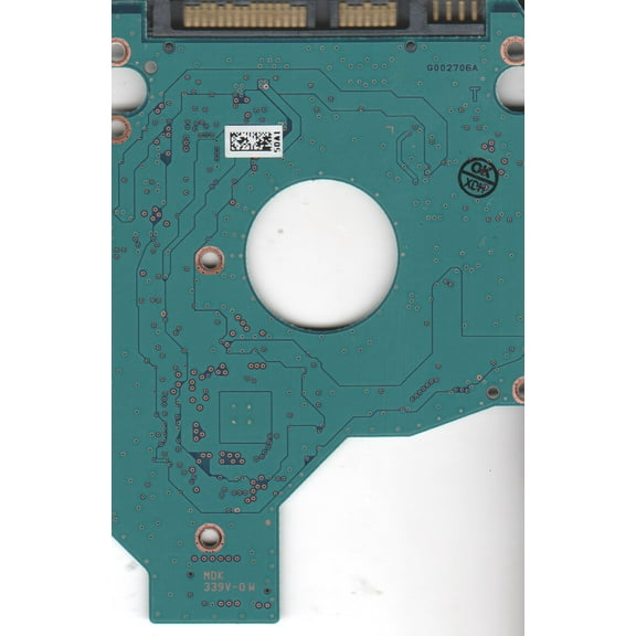 MK2565GSXV, HDD2J14 B UY01 T, G002706A, Toshiba 250GB SATA 2.5 PCB