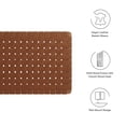thumbnail image 6 of Headboard, Twin Size, Walnut Brown, Vegan Leather, Bedroom, Modern Contemporary HB36747, 6 of 8