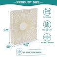thumbnail image 3 of FORMRS 3 Ring Binder 1.5 inch with Pockets Set of 2 Clip Board 200 Sheets Capacity, Sunshine, 3 of 8