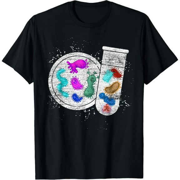 Biology Laboratory Microbiology Science Bacteria T-Shirt