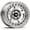 Machined Silver, variant on RockTrix RT115 17 inch Wheel Compatible with Toyota Tacoma 6x5.5" (6x139.7) Bolt Pattern, 17x9 (-12mm Offset), 106.1mm Bore, Gunmetal Gray, Also fits 4Runner, FJ Cruiser, 99-06 Tundra