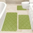 thumbnail image 4 of Dmlowu Bathroom Rugs Soft Thick Bathroom Rugs Sets 3 Piece Comfortable Quicker Dry Bath Mats for Bathroom Super Absorbent Non Slip Shower Mat for Home Hotel, 4 of 8