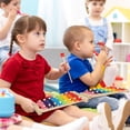 thumbnail image 6 of 6 Pcs Xylophone for Kids, 8-Note Wooden Musical Instrument Toy with Mallets, Baby Percussion Kit for Preschool Classroom, Toddler Educational Gifts, 6 of 6