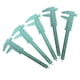thumbnail image 1 of 6 pulgadas 150 mm Mini calibre de doble escala de plástico Vernier Caliper para joyería Regla de calibre deslizante Herramienta de medición 5 piezas (verde menta), 1 of 5