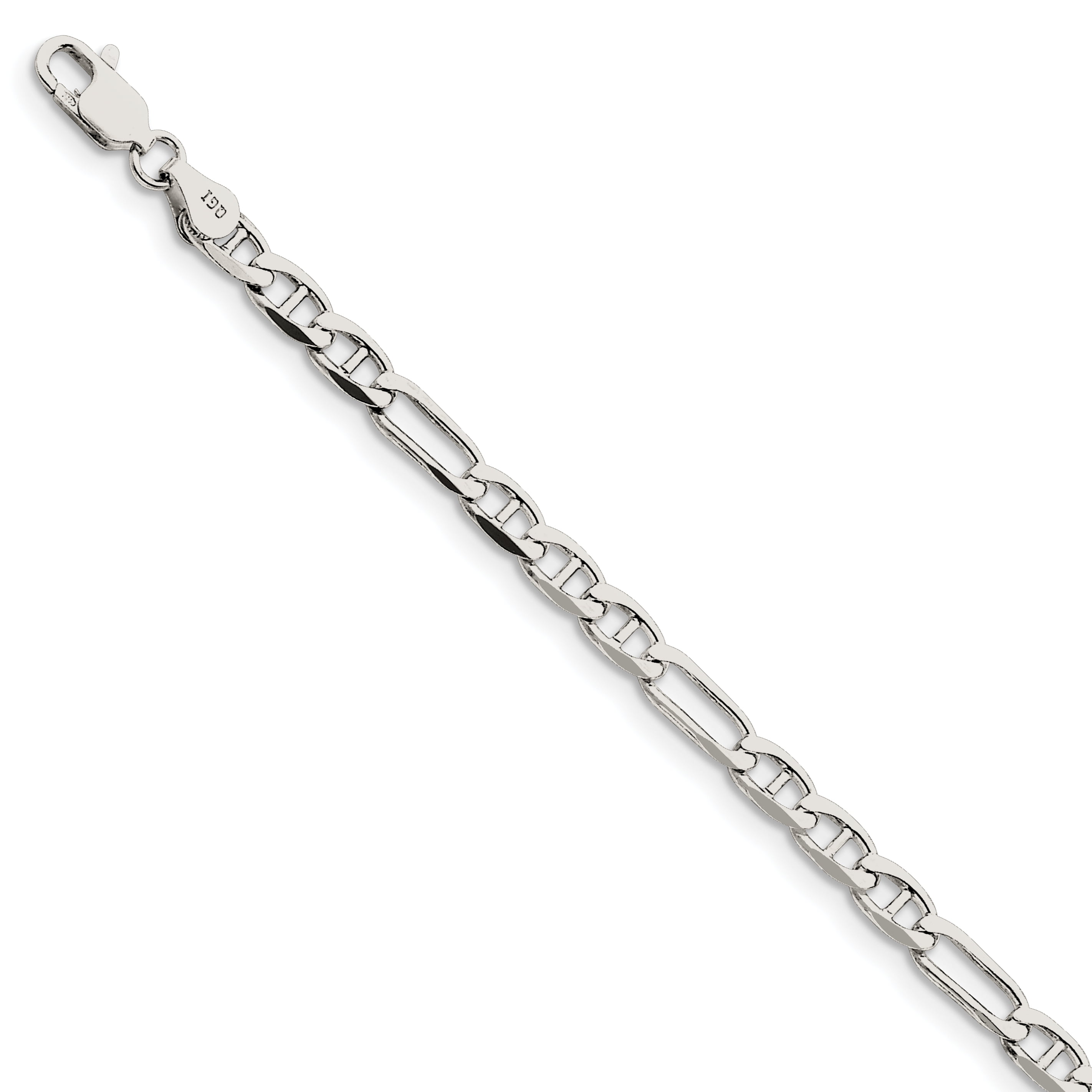 Sterling Silver Curb Chain Necklace 20 