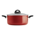 thumbnail image 3 of Tramontina Everyday 5 Quart Non-Stick Red Covered Dutch Oven, 3 of 6